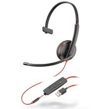 Plantronics Blackwire C3215 USB-A / 3.5mm Monaural Headset