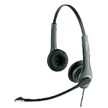 Jabra GN2000 Duo NC Flex Boom Narrowband Headset - Refurbished