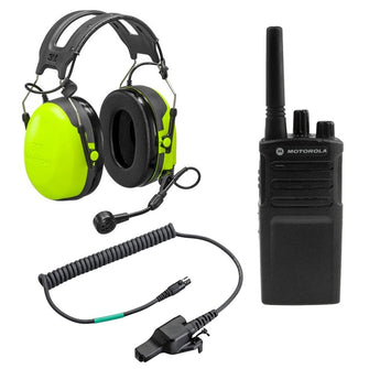 3M Peltor Team Communications Solution - FLX2 Headset, FLX2-21 Cable & Motorola XT420 Radio